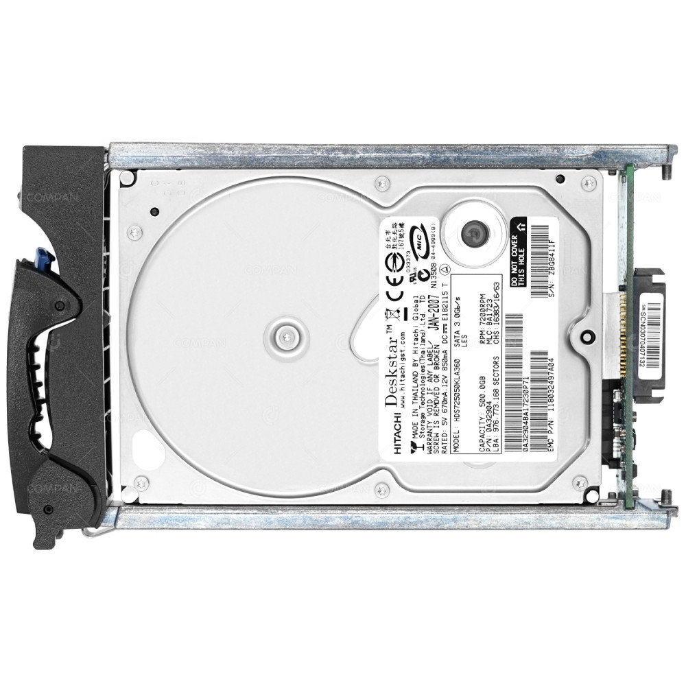 005048697 EMC HDD 500GB 7.2K SATA 2G 3.5" LFF FOR EMC CLARIION